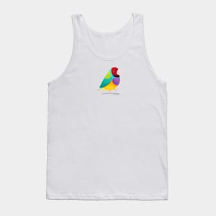 Gouldian Finch Bird Tank Top